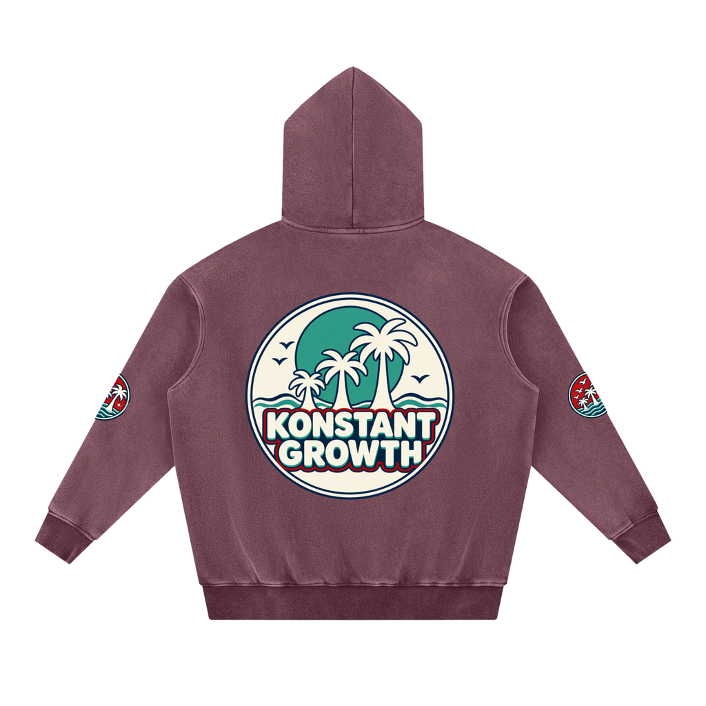 Snow Wash Fleece Oversize Hoodie ODMPOD