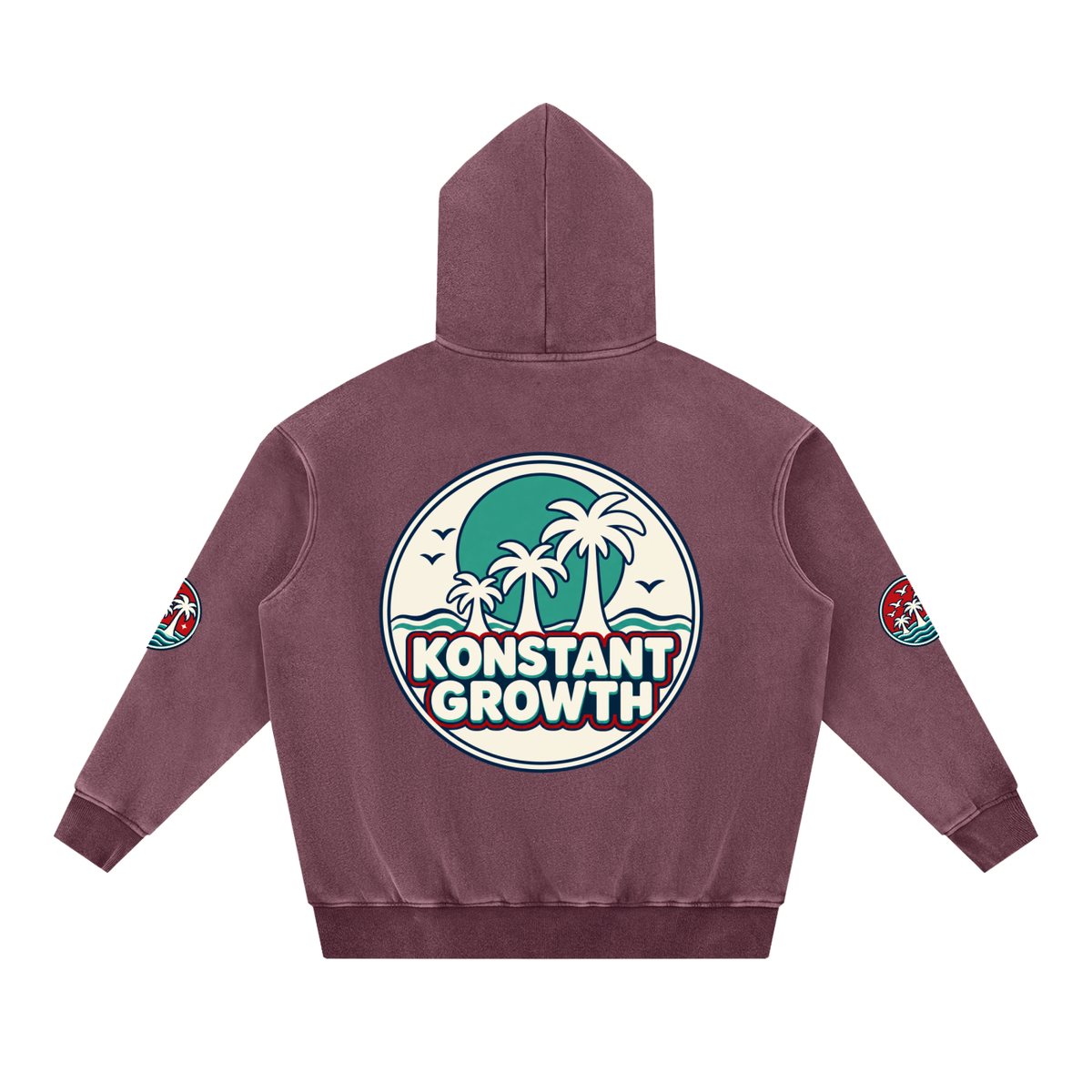 Snow Wash Fleece Oversize Hoodie ODMPOD