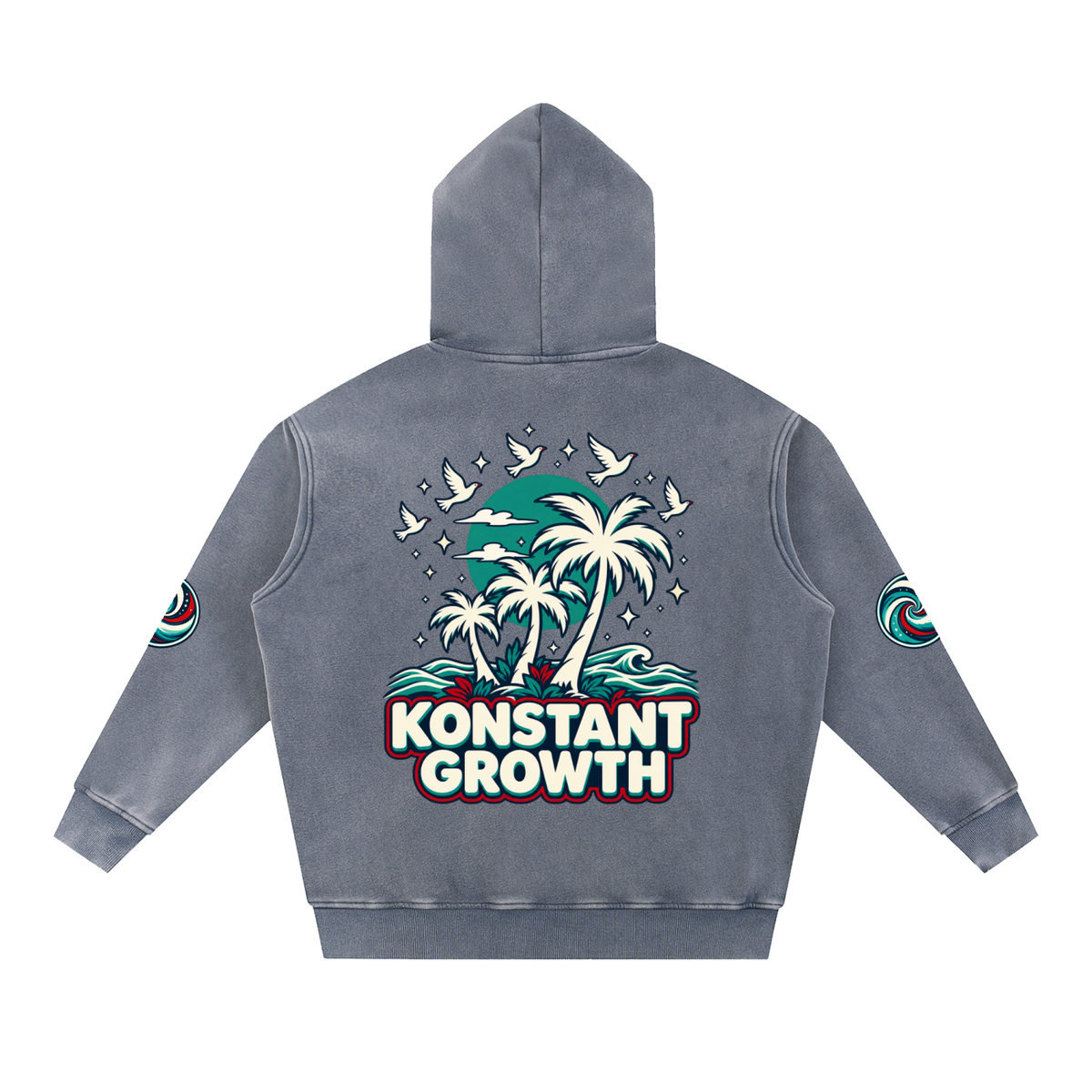 Snow Wash Fleece Oversize Hoodie ODMPOD