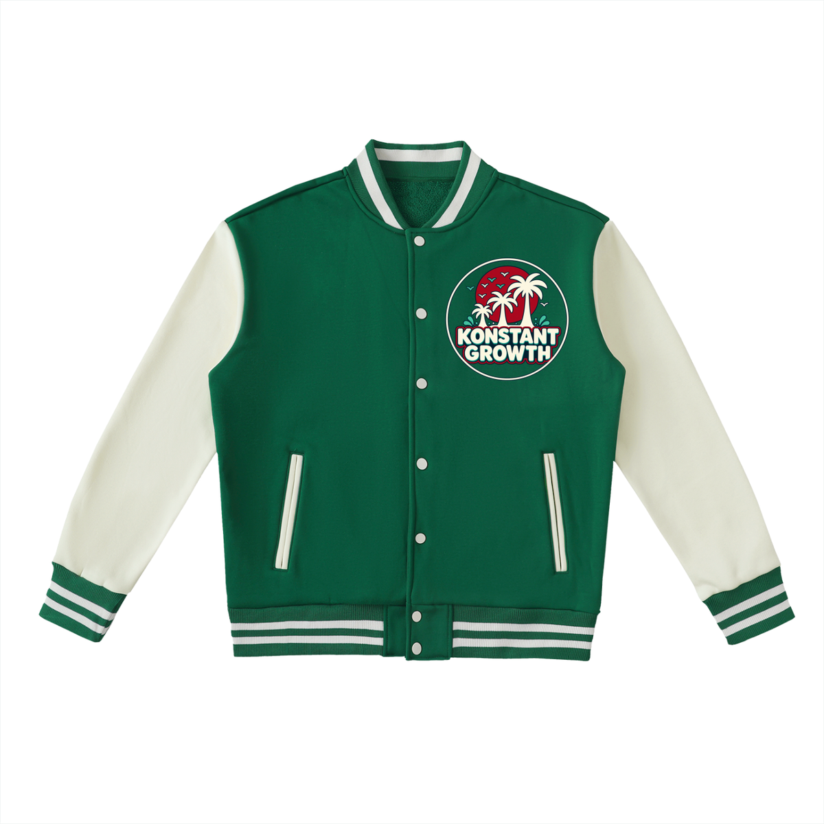 Two-Tone Fleeced Varsity Jacket ODMPOD