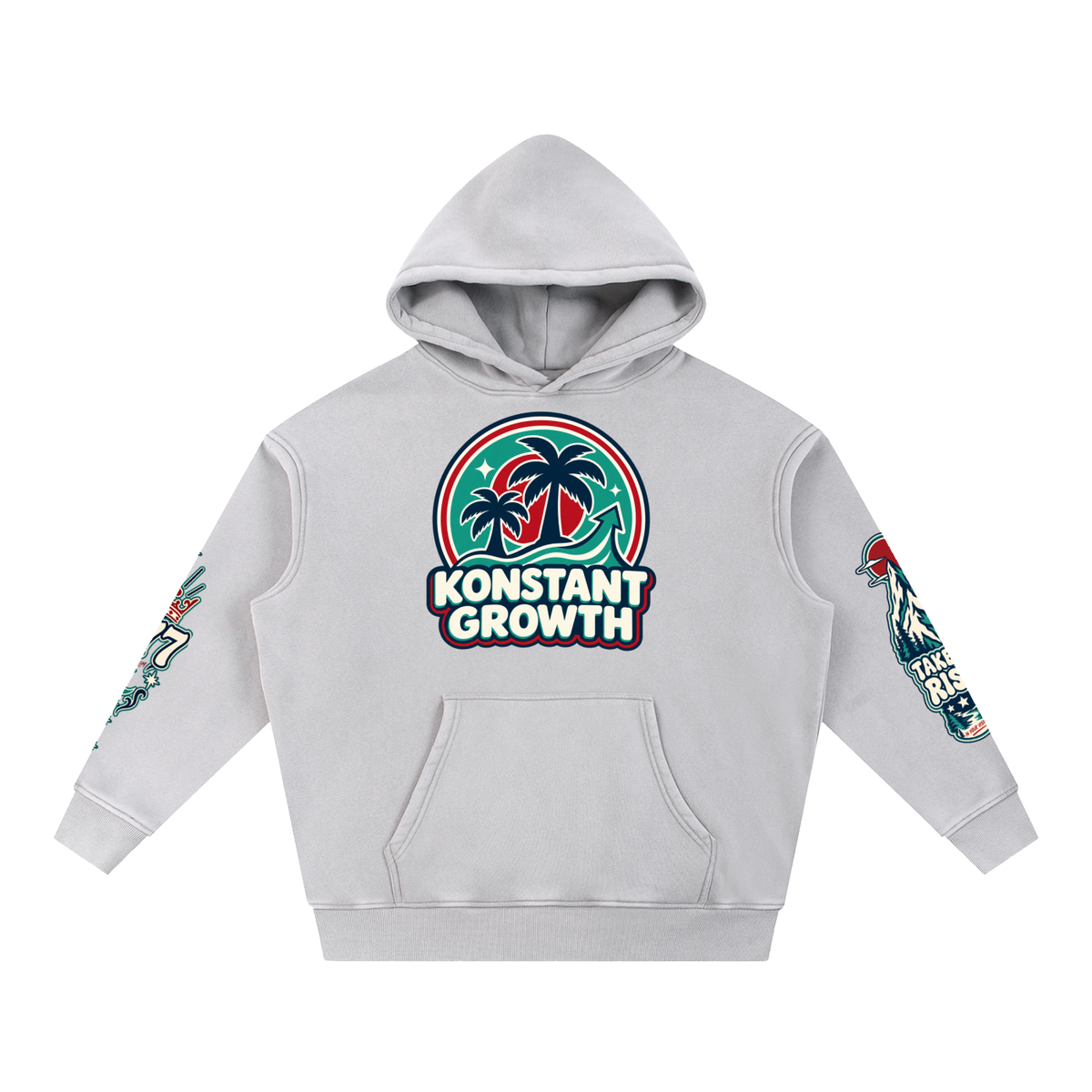 Konstant Growth Vintage — Alkaline Apple Snow-Wash Hoodie ODMPOD