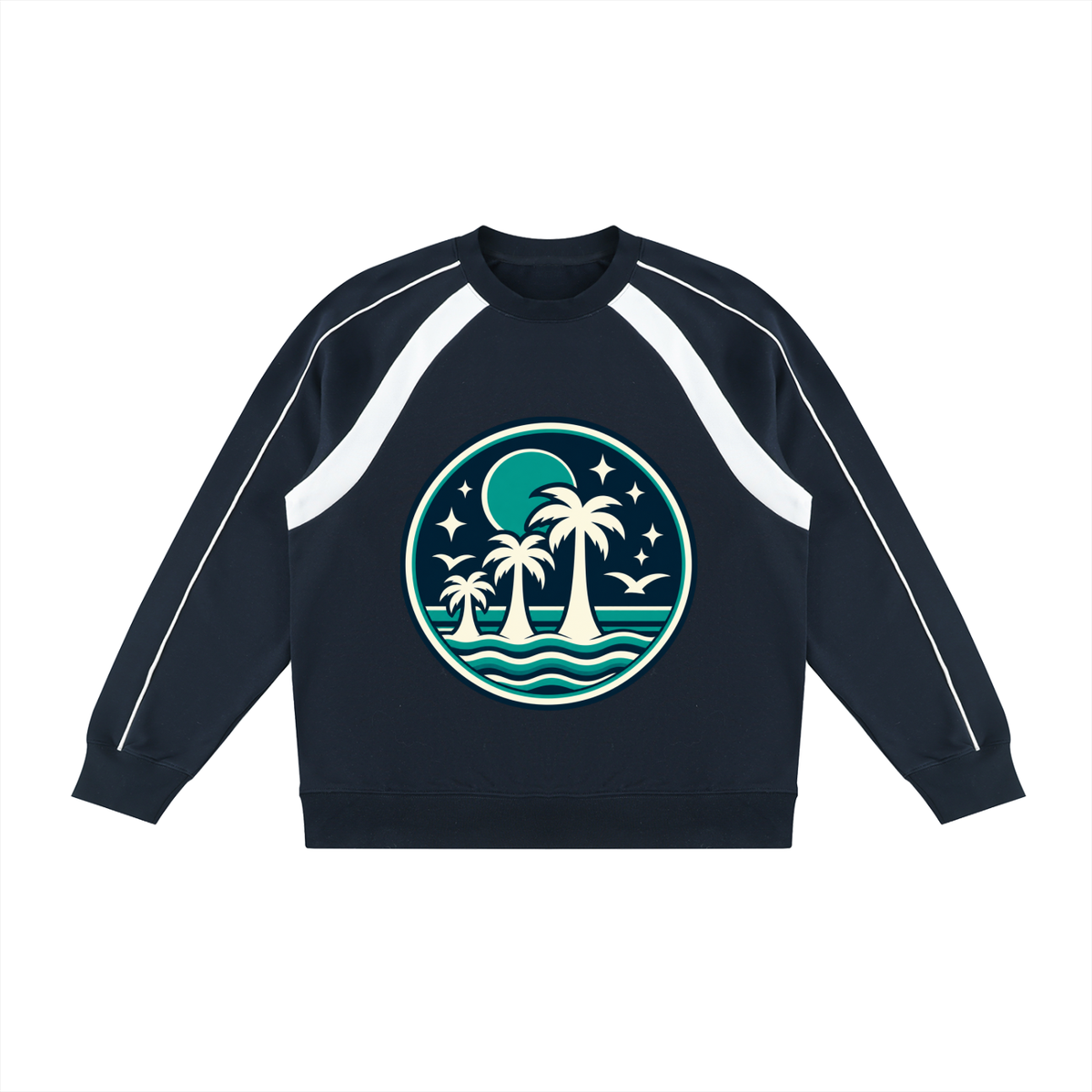 Unisex Color Block Crewneck Sweatshirt ODMPOD