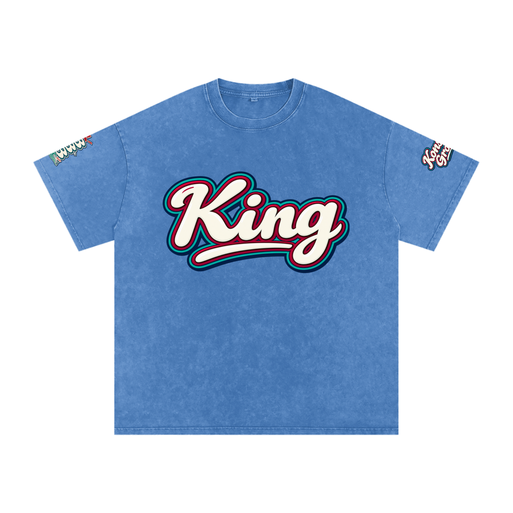 Konstant Growth Vintage — Snow Washed Oversized Cotton T-Shirt