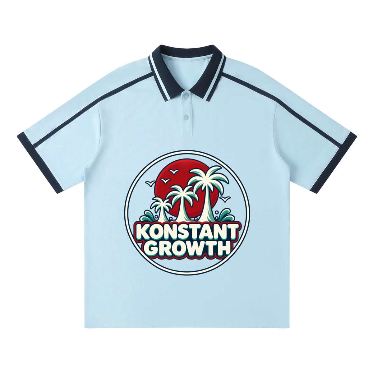 Unisex Contrast Piping Polo Shirt ODMPOD