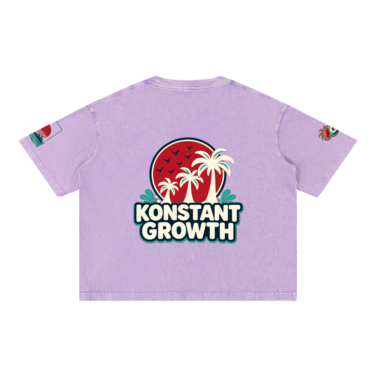 Mineral Wash Boxy Cotton T-Shirt ODMPOD