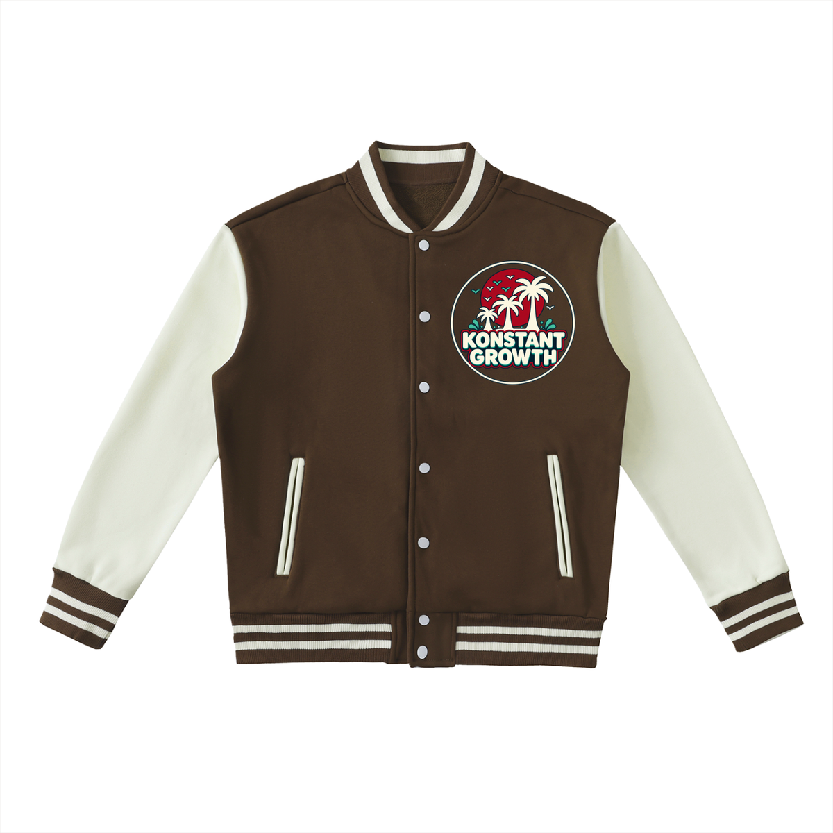 Two-Tone Fleeced Varsity Jacket ODMPOD