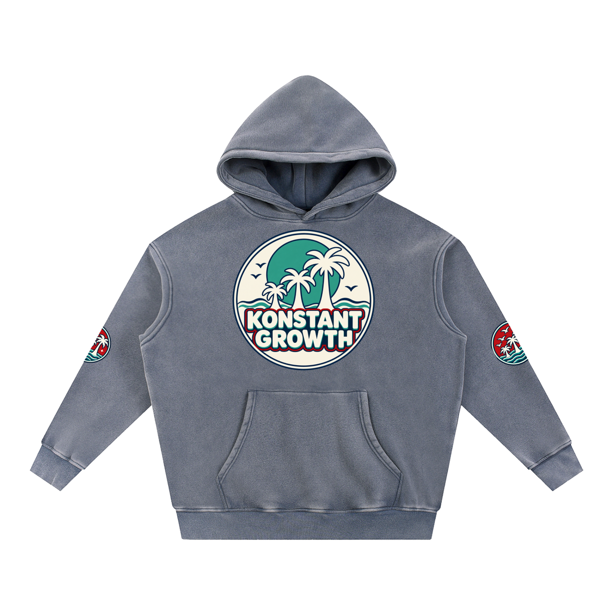 Snow Wash Fleece Oversize Hoodie ODMPOD