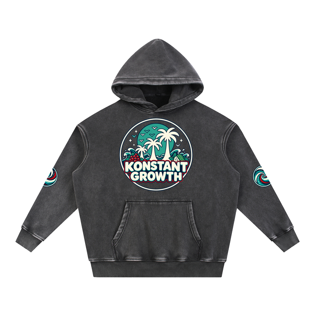 Snow Wash Fleece Oversize Hoodie ODMPOD