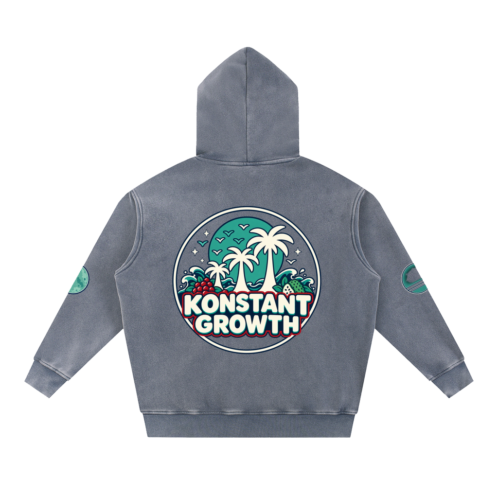 Snow Wash Fleece Oversize Hoodie ODMPOD