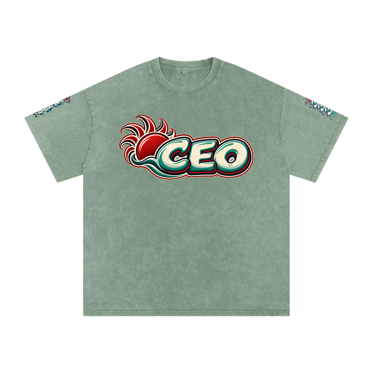 Konstant Growth Vintage — Snow-Washed Oversized Cotton Tee — Edition I ODMPOD