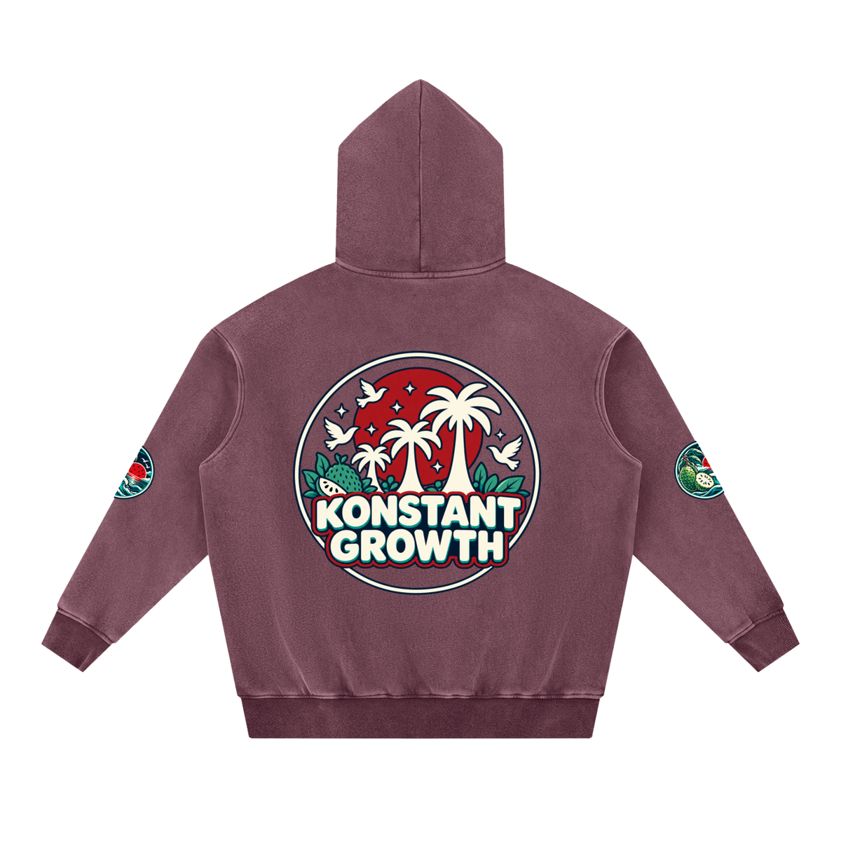 Snow Wash Fleece Oversize Hoodie ODMPOD