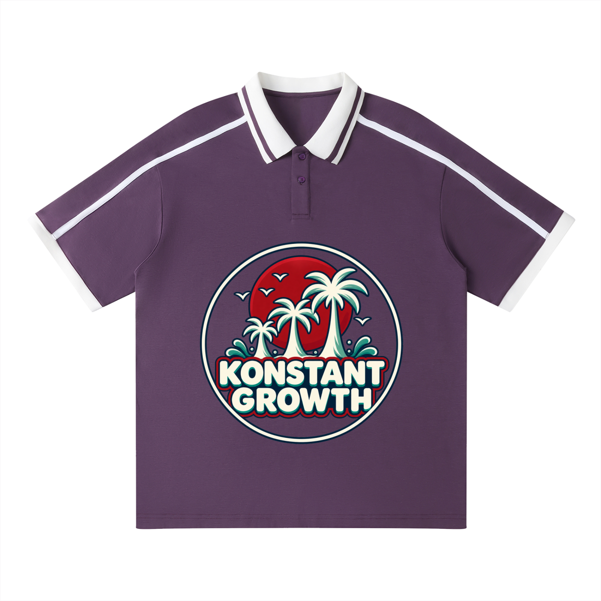 Unisex Contrast Piping Polo Shirt ODMPOD