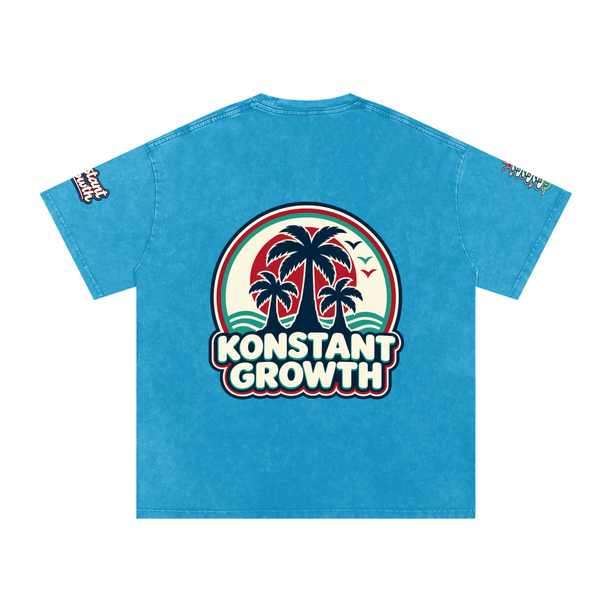 Konstant Growth Vintage — Snow Washed Oversized Cotton T-Shirt