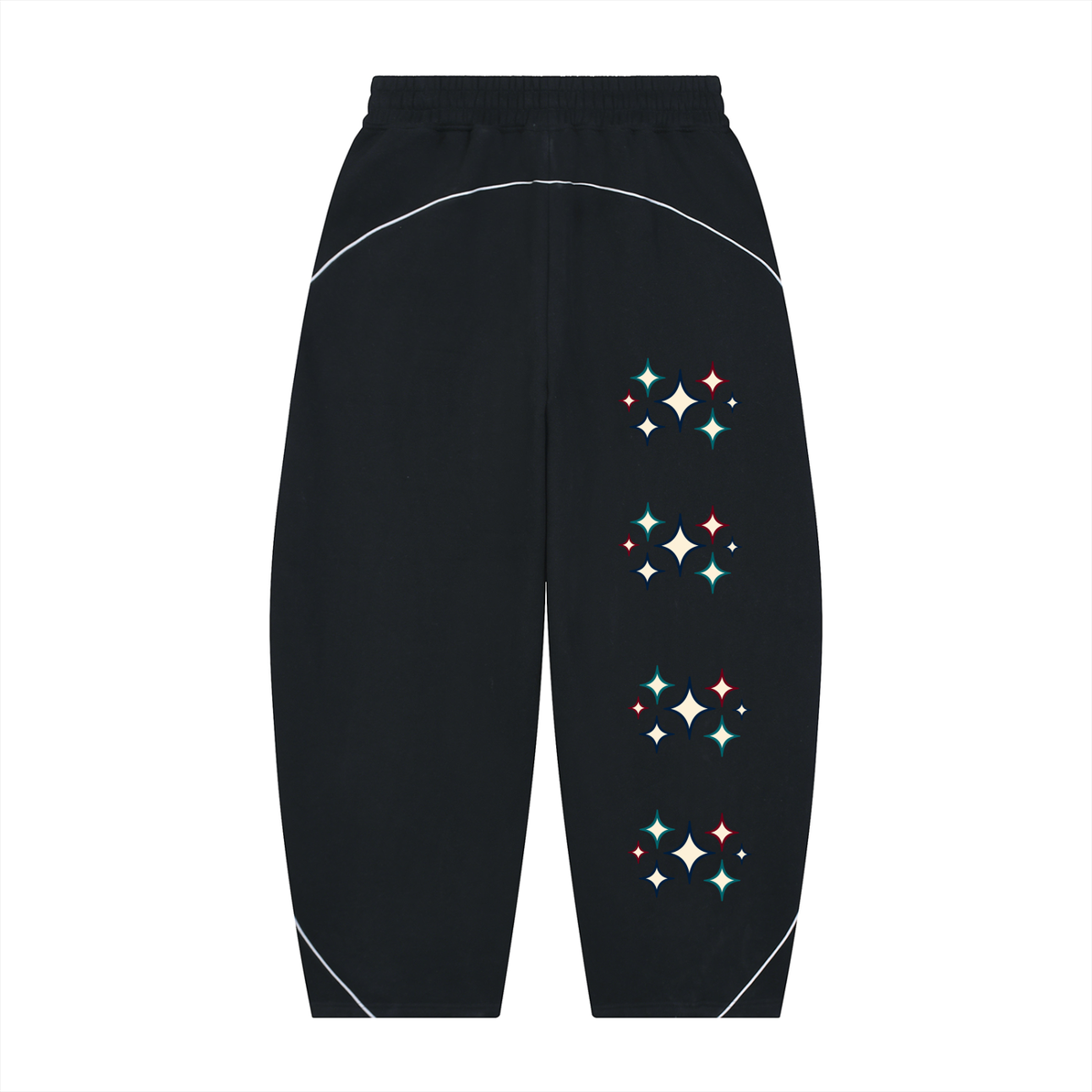 Konstant Growth Vintage — Unisex Piping Fleece Barrel Leg Sweatpants