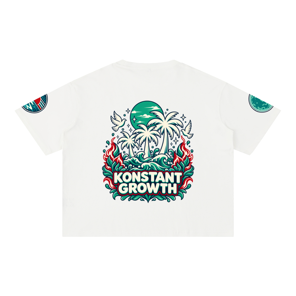 Mineral Wash Boxy Cotton T-Shirt ODMPOD