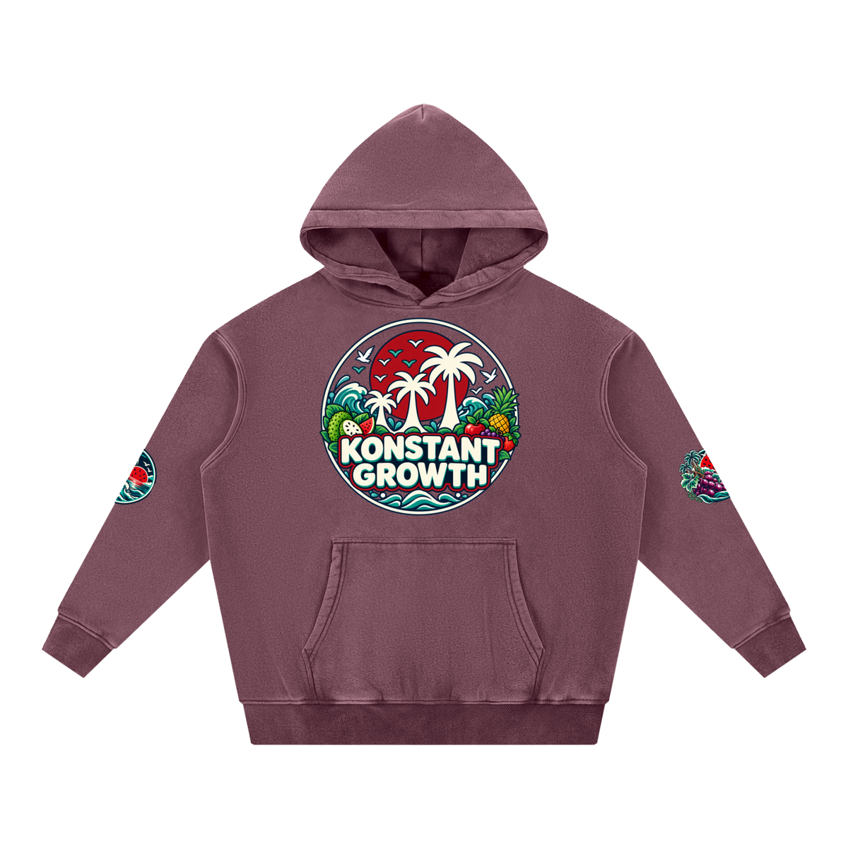 Snow Wash Fleece Oversize Hoodie ODMPOD