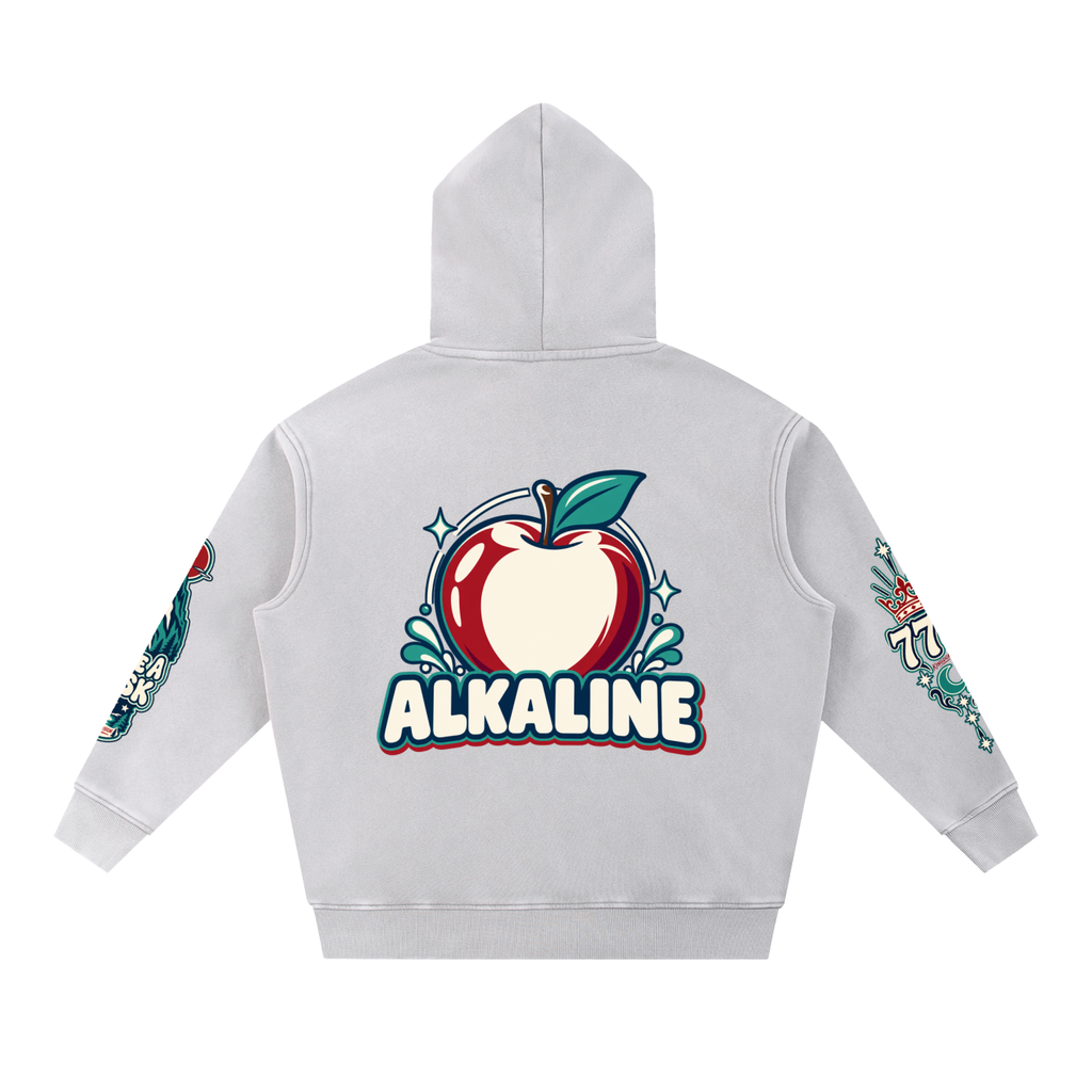 Snow Wash Fleece Oversize Hoodie
