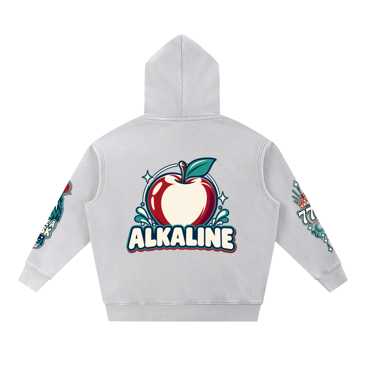Snow Wash Fleece Oversize Hoodie