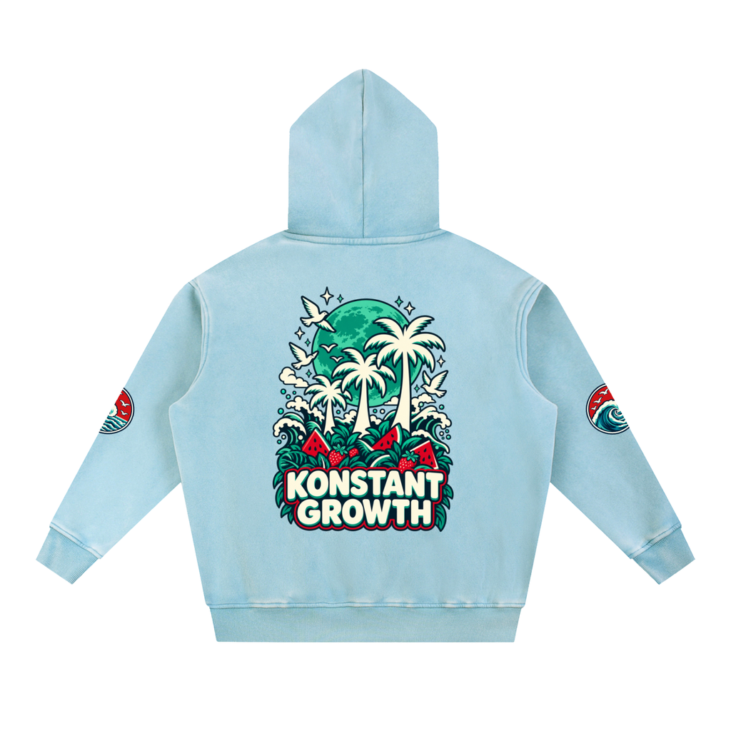 Snow Wash Fleece Oversize Hoodie ODMPOD