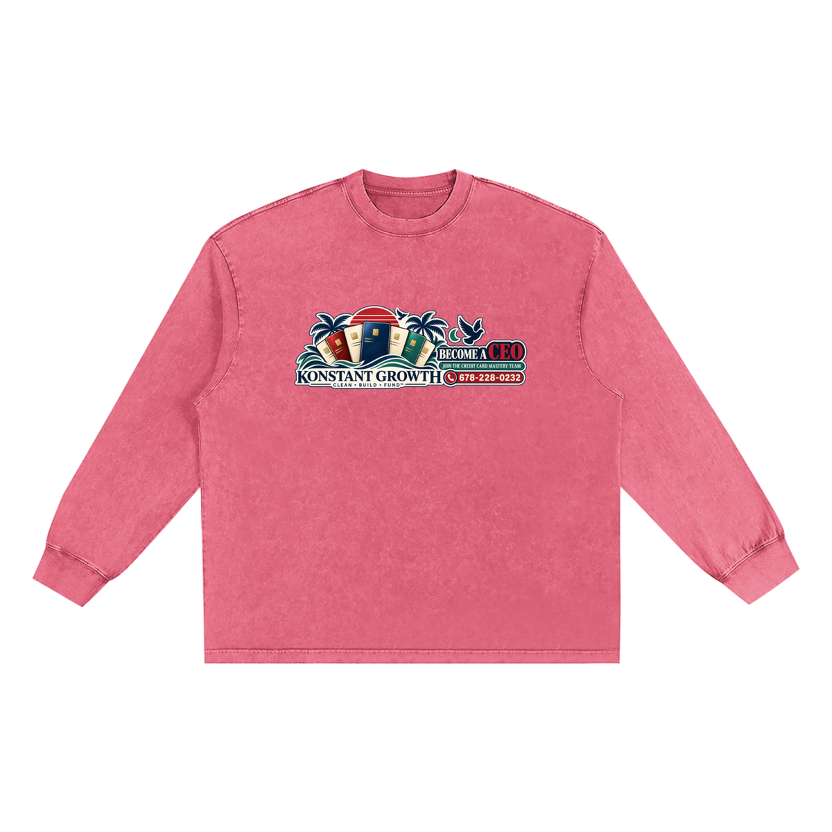 Konstant Growth Vintage — Snow-Washed Frayed-Edge Tee — Edition I ODMPOD